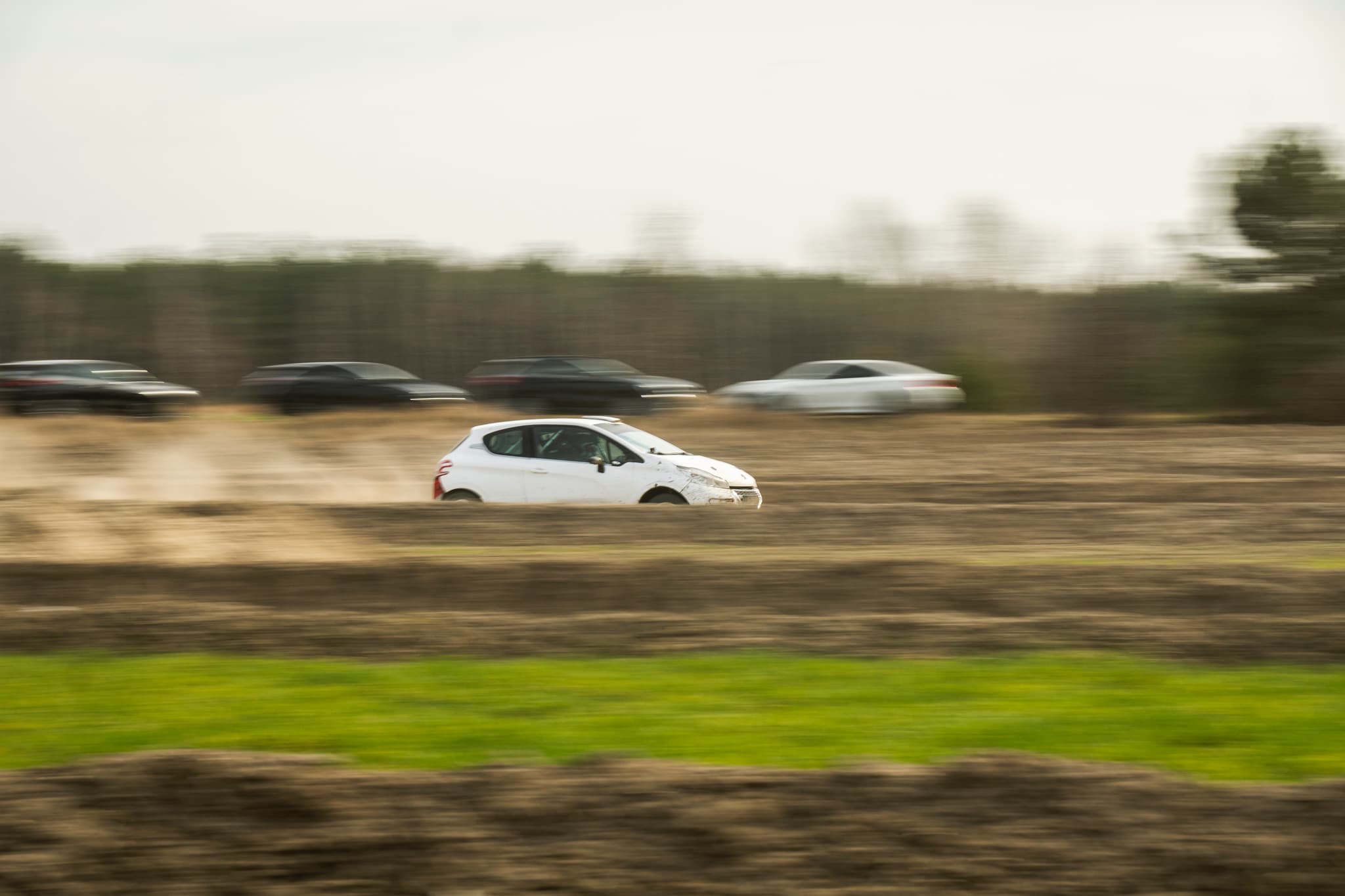 Peugeot 208 Rally2 RallyZone na odcinku szutrowym